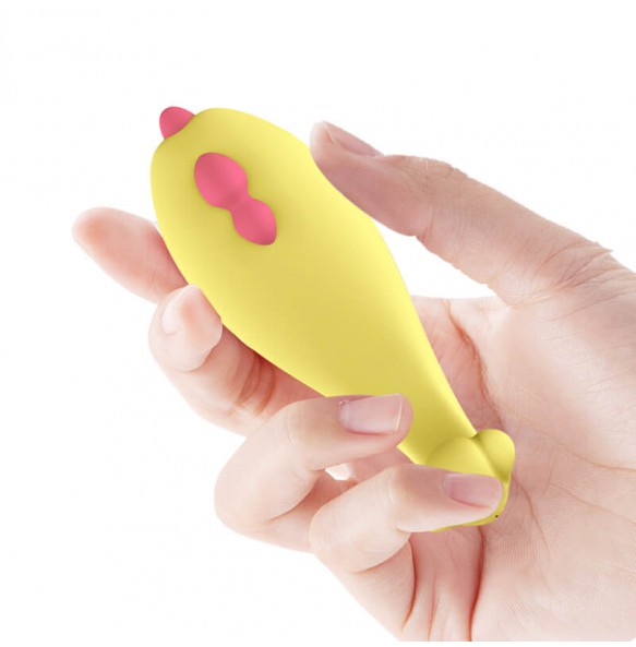 HK LETEN Animals Series Of Cute Chicken Wearables Vibrator (Chargeable - Yellow)